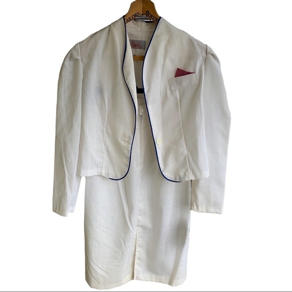 Vintage New Old Stock with Tags Skirt Blazer Women’s Suit Armente - Picture 1 of 14